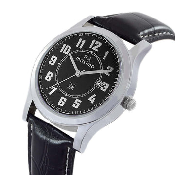 Maxima ATTIVO Men Black Dial Analogue Watch - O-46860LMGI